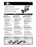 Moen Show House S883 Series Quick Start Manual preview