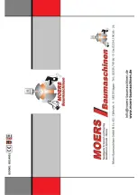 Preview for 26 page of Moers Baumaschinen Everdigm EHB10 Instructions For Us