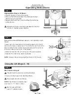 Preview for 14 page of MoJack EZ  Max 45001 Instructions For Assembly And Operation Manual