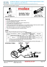 Preview for 2 page of molex 63825-7400 Application Tooling Specification Sheet