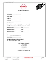 Preview for 7 page of molex AT 2200 Operating Instruction Sheet And Specifications