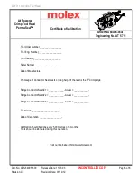 Preview for 6 page of molex Perma-Seal 64005-4500 Manual