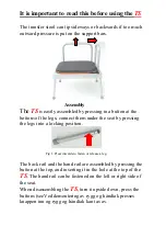 Preview for 2 page of Molift Transfer Stool Assembly Manual