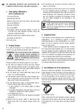 Preview for 6 page of Monacor 13.2310 Instruction Manual