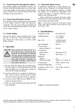 Preview for 7 page of Monacor 13.2310 Instruction Manual