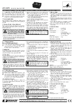 Preview for 1 page of Monacor ATS-60PS Instructions