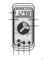 Preview for 3 page of Monacor DMT-3060 Instruction Manual