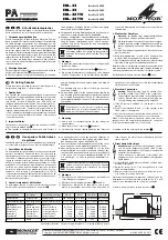 Monacor EDL-33 Operating Instructions preview