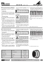 Preview for 3 page of Monacor ESP-90/WS Operating Instructions