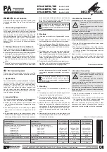 Monacor ETS-410TW/WS Operating Instructions preview