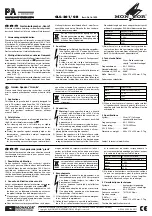 Preview for 1 page of Monacor GLS-201/GR Manual