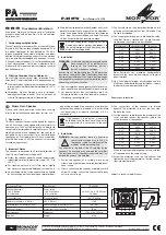 Monacor IT-250TW Quick Manual preview