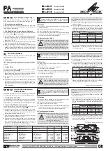 Preview for 1 page of Monacor PA EDL-605 Manual