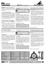 Monacor UWS-130 Manual preview