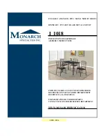 Monarch Specialties I-1018 Assembly Instructions preview