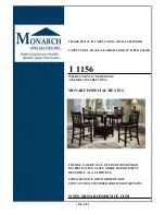 Monarch Specialties I 1156 Assembly Instructions preview