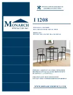 Monarch Specialties I 1208 Assembly Instructions Manual preview