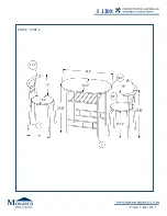 Preview for 9 page of Monarch Specialties I 1208 Assembly Instructions Manual