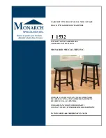 Monarch Specialties I 1532 Assembly Instructions preview