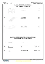 Preview for 2 page of Monarch Specialties I 1533 Assembly Instructions