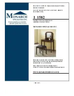 Monarch Specialties I 1582 Assembly Instructions preview