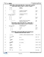 Preview for 2 page of Monarch Specialties I 1582 Assembly Instructions