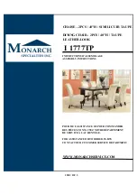 Preview for 1 page of Monarch Specialties I 1777TP Assembly Instructions