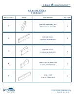 Preview for 2 page of Monarch Specialties I 2436 Assembly Instructions Manual