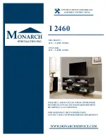 Monarch Specialties I 2460 Assembly Instructions Manual preview