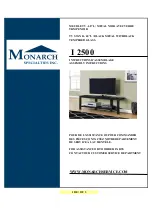 Monarch Specialties I 2500 Assembly Instructions preview