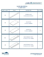 Preview for 4 page of Monarch Specialties I 2600 Assembly Instructions Manual