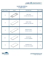 Preview for 2 page of Monarch Specialties I 2605 Assembly Instructions Manual