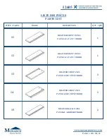 Preview for 4 page of Monarch Specialties I 2605 Assembly Instructions Manual