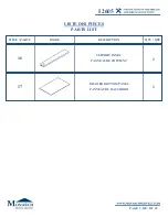 Preview for 5 page of Monarch Specialties I 2605 Assembly Instructions Manual