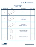 Preview for 2 page of Monarch Specialties I 2709 Assembly Instructions Manual