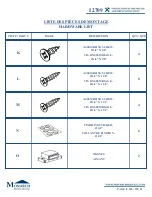 Preview for 8 page of Monarch Specialties I 2709 Assembly Instructions Manual