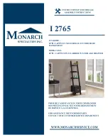 Monarch Specialties I 2765 Manual preview