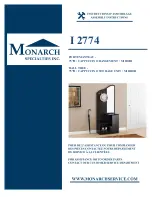 Monarch Specialties I 2774 Assembly Instructions Manual preview