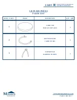 Preview for 2 page of Monarch Specialties I 3035 Assembly Instructions Manual