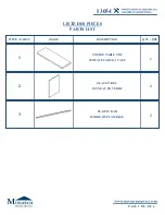 Preview for 2 page of Monarch Specialties I 3054 Assembly Instructions Manual