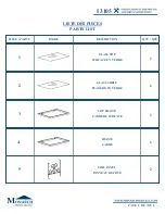 Preview for 2 page of Monarch Specialties I 3105 Assembly Instructions Manual