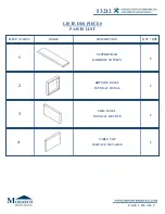 Preview for 2 page of Monarch Specialties I 3212 Assembly Instructions Manual