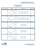 Preview for 2 page of Monarch Specialties I 3250 Assembly Instructions Manual