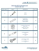 Preview for 6 page of Monarch Specialties I 3250 Assembly Instructions Manual