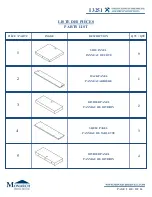 Preview for 2 page of Monarch Specialties I 3251 Assembly Instructions Manual