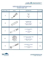 Preview for 4 page of Monarch Specialties I 3251 Assembly Instructions Manual