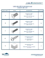 Preview for 4 page of Monarch Specialties I 3260 Assembly Instructions Manual