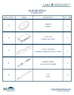 Preview for 2 page of Monarch Specialties I 3412 Assembly Instructions Manual