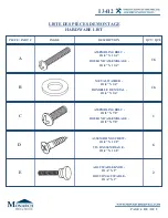 Preview for 4 page of Monarch Specialties I 3412 Assembly Instructions Manual