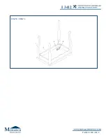 Preview for 8 page of Monarch Specialties I 3412 Assembly Instructions Manual